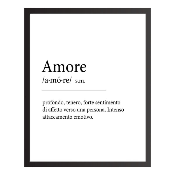 Poster Definizione di Amore