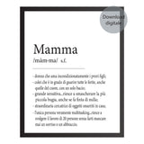 Poster Definizione di Mamma