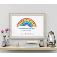 Poster Arcobaleno di Classe - File Digitale .PDF