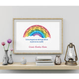 Poster Arcobaleno di Classe - File Digitale .PDF