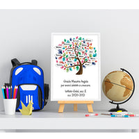 Poster Albero di Classe - Regalo per Insegnanti